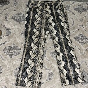 Vintage snake print Pants